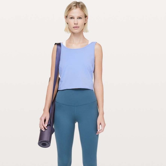 Lululemon It’s a Tie Cropped Tank Too - Picture 1 of 5